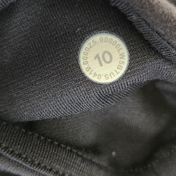 Lululemon Groove Pants Flare Leg Leggings Tights Sweats Size 10 Black - Picture 11 of 11